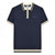Front - Lambretta Mens SS25 Tipped Knitted Polo Shirt