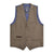 Front - Lambretta Mens Morgan Herringbone Waistcoat