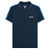 Front - Lambretta Mens SS24 Paisley Taped Polo Shirt