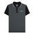 Front - Lambretta Mens Two Tone All-Over Print Polo Shirt