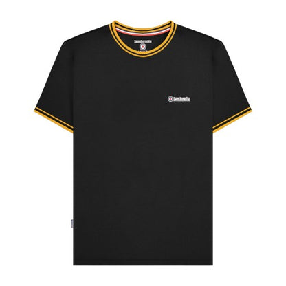 Front - Lambretta Mens AW24 Twin Tip Pique T-Shirt