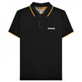 Front - Lambretta Mens Paisley Lined Polo Shirt