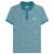 Front - Lambretta Mens AW24 Paisley Tonal Polo Shirt