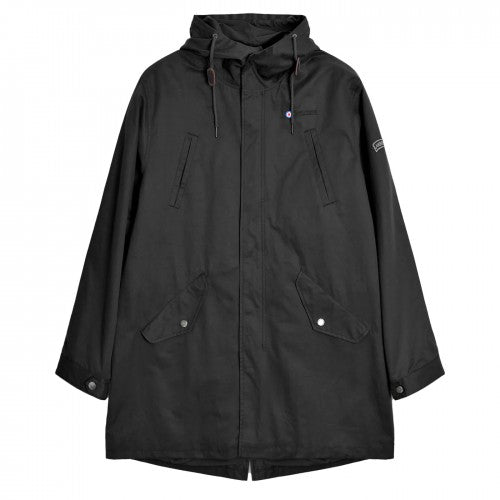 Front - Lambretta Mens Shower Resistant Parka