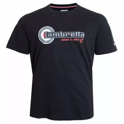 Front - Lambretta Mens Originals Target Big & Tall T-Shirt