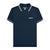 Front - Lambretta Mens SS25 Branded Sleeve Polo Shirt