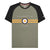 Front - Lambretta Mens SS24 Target Raglan T-Shirt