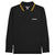 Front - Lambretta Mens Tipped Long-Sleeved Polo Shirt