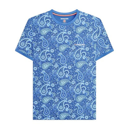 Front - Lambretta Mens SS25 Paisley T-Shirt