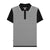 Front - Lambretta Mens SS25 Two Tone Big & Tall Polo Shirt