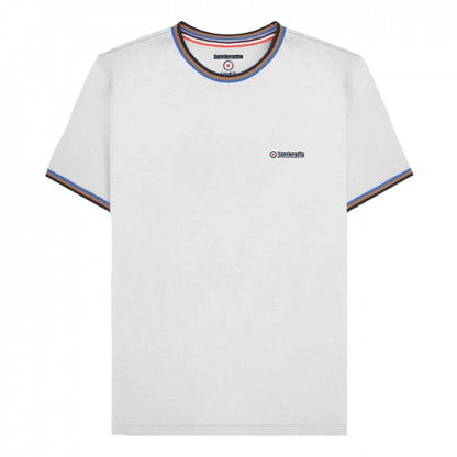 Front - Lambretta Mens SS25 Triple Tipped Pique T-Shirt