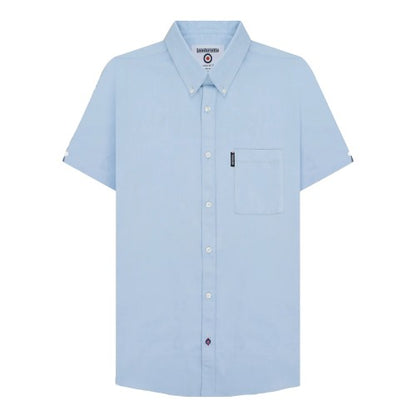 Front - Lambretta Mens SS25 Oxford Shirt