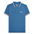 Front - Lambretta Mens SS25 Triple Tipped Big & Tall Polo Shirt