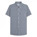 Front - Lambretta Mens SS25 Gingham Shirt