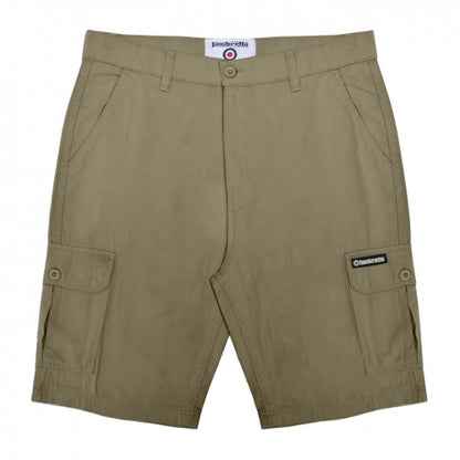Front - Lambretta Mens SS25 Cargo Shorts
