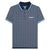 Front - Lambretta Mens SS25 Geometric Big & Tall Polo Shirt