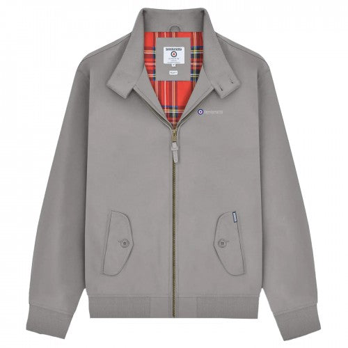 Front - Lambretta Mens Shower Resistant Harrington Jacket
