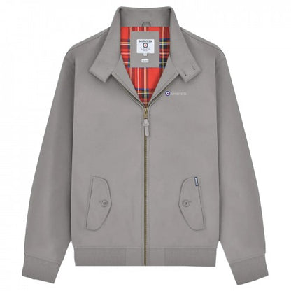 Front - Lambretta Mens Shower Resistant Harrington Jacket