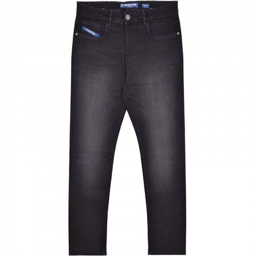 Front - Lambretta Mens Chester Straight Jeans