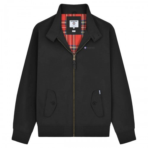 Front - Lambretta Mens Shower Resistant Harrington Jacket