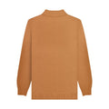 Front - Lambretta Mens AW25 Vintage Panelled Long-Sleeved Polo Shirt