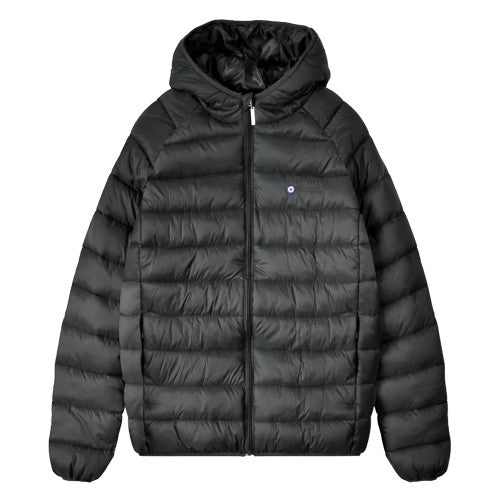Front - Lambretta Mens AW25 Hooded Puffer Jacket