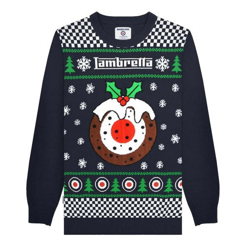 Front - Lambretta Mens AW25 Target Christmas Jumper