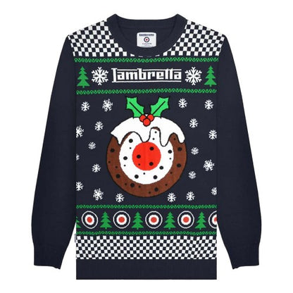 Front - Lambretta Mens AW25 Target Christmas Jumper