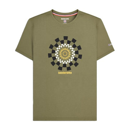 Front - Lambretta Mens AW25 Track T-Shirt