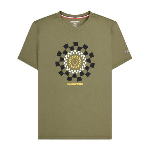 Front - Lambretta Mens AW25 Track T-Shirt