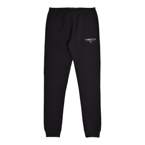 Front - Lambretta Mens Logo Slim Leg Jogging Bottoms