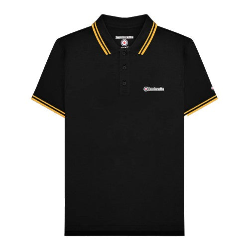 Front - Lambretta Mens Tipped Big & Tall Polo Shirt