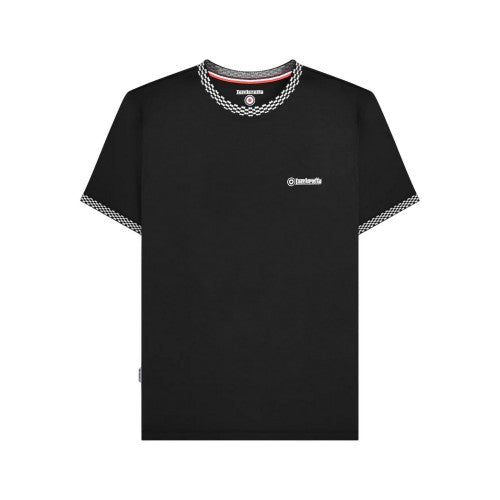 Front - Lambretta Mens Two Tone Ringer T-Shirt