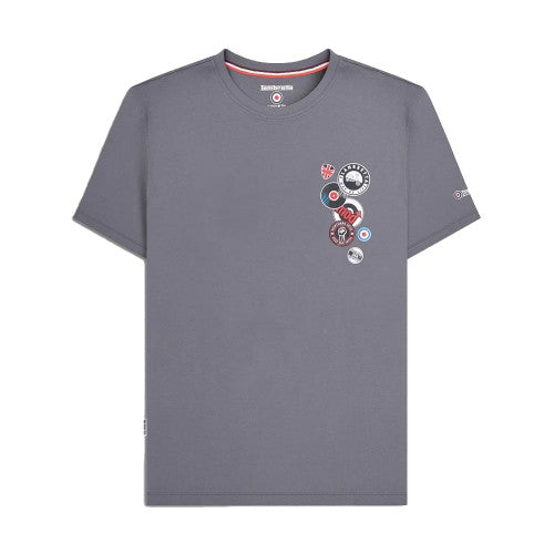 Front - Lambretta Mens Badge Big & Tall T-Shirt