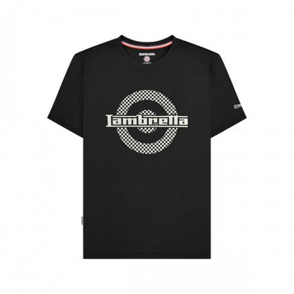 Front - Lambretta Mens Target Two Tone T-Shirt