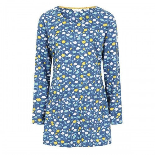 Front - Lazy Jacks Womens/Ladies Daisy Tunic Top