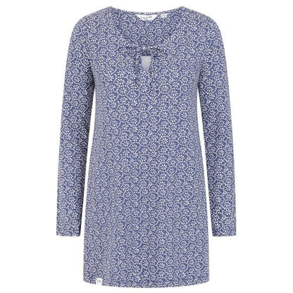 Front - Lazy Jacks Womens/Ladies Mosaic Front Tie Tunic Top