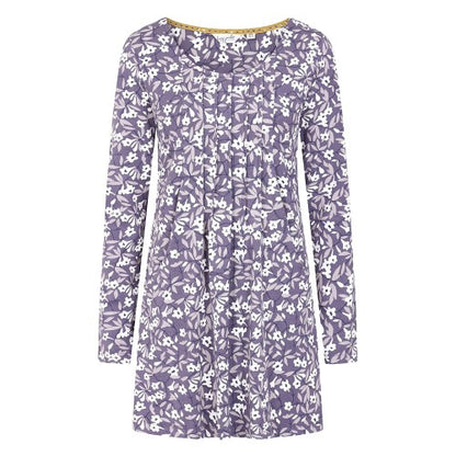 Front - Lazy Jacks Womens/Ladies Bellflowers Tunic Top