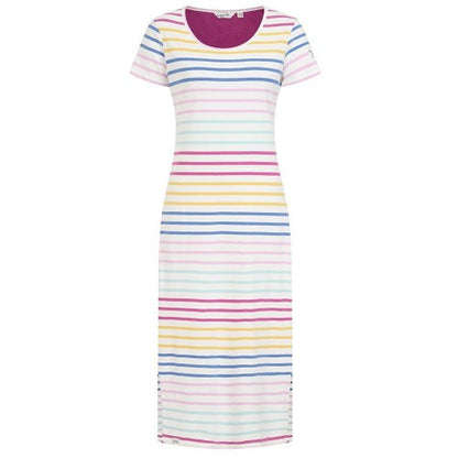 Front - Lazy Jacks Womens/Ladies Long T-Shirt Dress