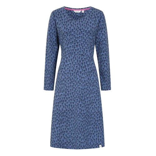 Front - Lazy Jacks Womens/Ladies Long-Sleeved Midi Dress