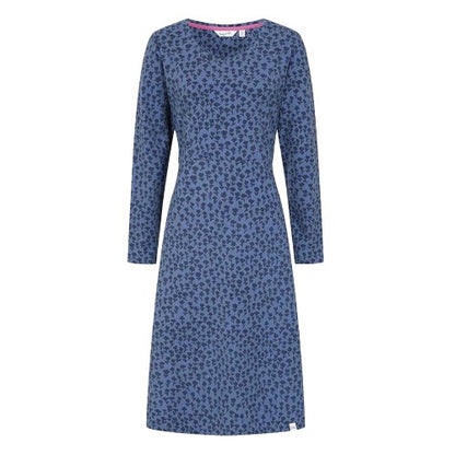 Front - Lazy Jacks Womens/Ladies Long-Sleeved Midi Dress