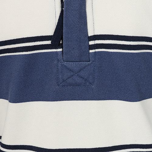 Denim - Back - Lazy Jacks Boys Striped Pique Sweatshirt