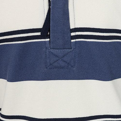 Denim - Back - Lazy Jacks Boys Striped Pique Sweatshirt