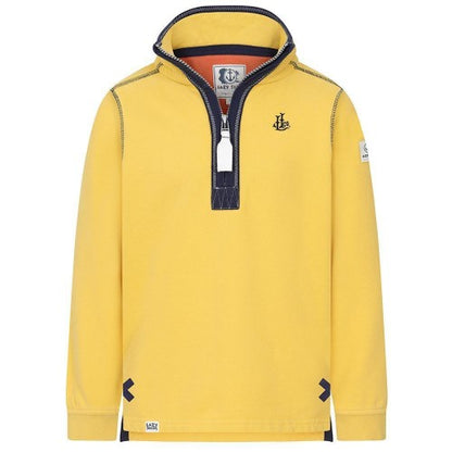 Front - Lazy Jacks Boys Quarter Zip Sweatshirt