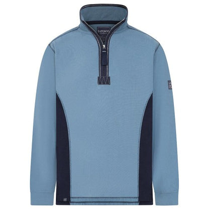 Front - Lazy Jacks Mens Panel Sweatshirt