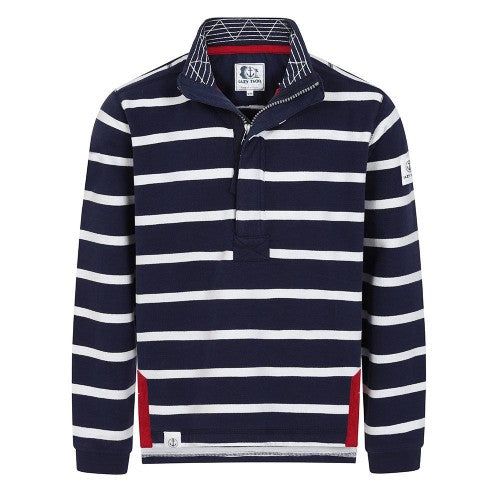 Front - Lazy Jacks Childrens/Kids Striped Sweatshirt