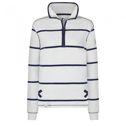 Front - Lazy Jacks Womens/Ladies Quarter Zip Sweatshirt