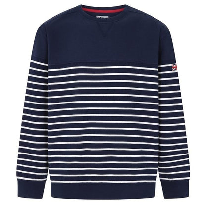 Front - Lazy Jacks Womens/Ladies Striped Sweatshirt