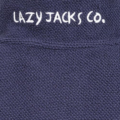Marine - Lifestyle - Lazy Jacks Mens Textured Quarter Zip Sweatshirt