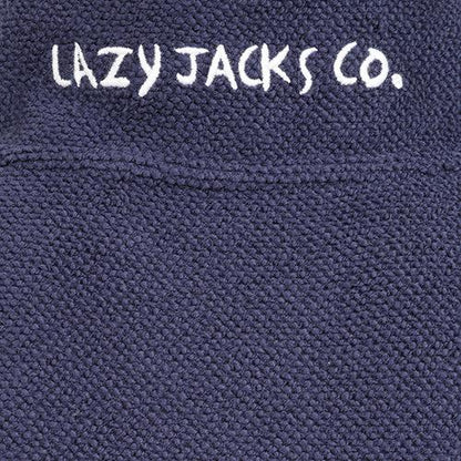Marine - Lifestyle - Lazy Jacks Mens Textured Quarter Zip Sweatshirt